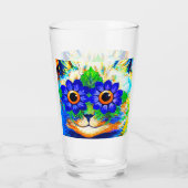 Kat Vloeibare ogen Glas (Achterkant)