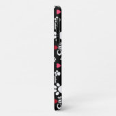 Kat voetafdrukken Case-Mate iPhone case (Achterkant/links)