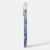 Kat vol genade in waterverf iPhone hoesje (Linkerkant)