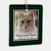 Kat 'Voor altijd in onze harten' Keramisch Ornament (Rechts)