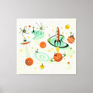 Kat voor atoomruimtes ©studioxine canvas afdruk