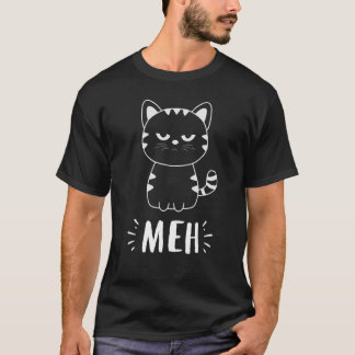 Kat Voor Kat Vrouwen Meisjes Meh Kat T-shirt