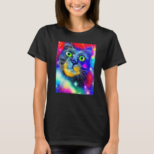 Kat voor ruimteverwarming Keuten in kattenvormig f T-shirt