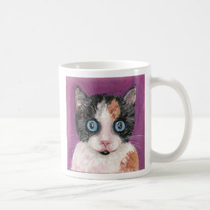 Kat voor thee koffiemok