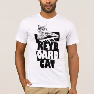 Kat voor toetsenbord - Gestapeld T-shirt