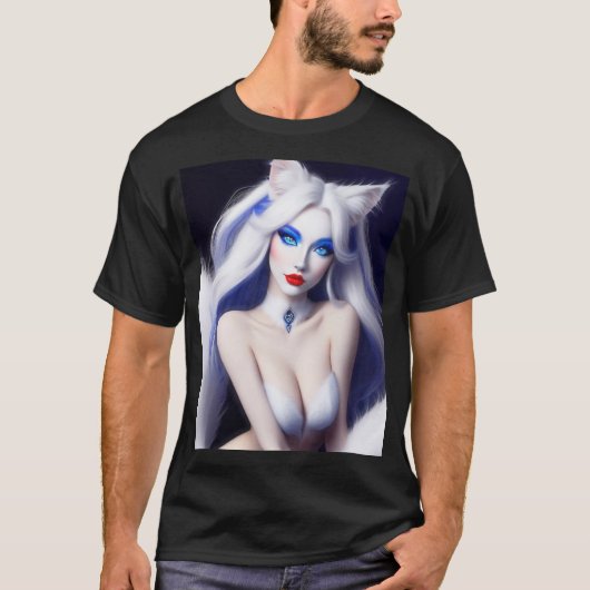 KAT WAIFU 01 T-SHIRT (Voorkant)