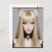 KAT WAIFU 03 BRIEFKAART (Voorkant / Achterkant)