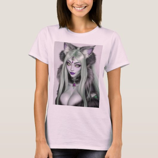 KAT WAIFU 07 T-SHIRT (Voorkant)