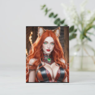 KAT WAIFU 09 BRIEFKAART