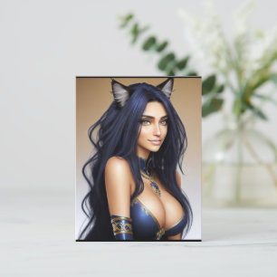 KAT WAIFU 10 BRIEFKAART