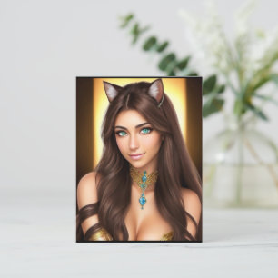 KAT WAIFU 11 BRIEFKAART