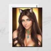 KAT WAIFU 11 BRIEFKAART (Voorkant / Achterkant)