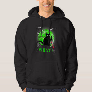 Kat Wat Een Grappige Zwarte Kat T-shirt, Moorddadi Hoodie