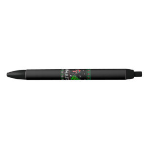 Kat Wat Grappig Zwart Kat Pushing Kerstboom Zwarte Inkt Pen