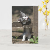 KAT WATCH MISSING YOU KAART (Gele Bloem)