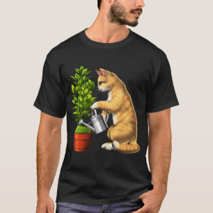 Kat Water geeft Planten T-shirt