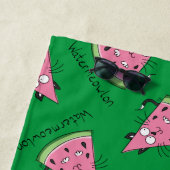 Kat Watermeloen Kind Strandlaken (In situ)