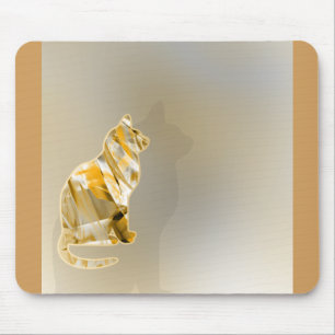 Kat Waterverf Dier voor Regenboogkatten Muismat