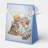 Kat Waterverf op zaterdag Bedankdoosjes (Achterkant)