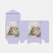 Kat Waterverf op zaterdag Bedankdoosjes (Uitgevouwen)