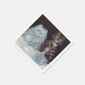 Kat Wedding, huwelijk, bride, Louis Wain Servet (Hoek)