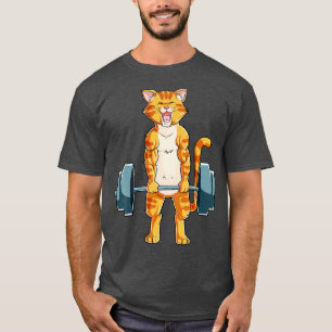Kat Weinig hefvermogen Krachtige deadlift fitness T-shirt