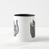 Kat wereldoverheersing katten - Kies achterkleur Mok (Midden)