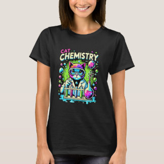 Kat Wetenschapper Scheikunde Wetenschap Student Ka T-shirt