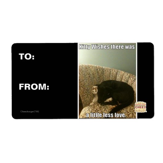 Kat Wishes Etiket (Voorkant)