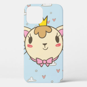 Kat wolkenkraam, kitten iPhone 12 hoesje