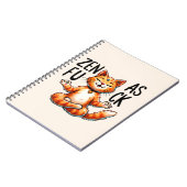 Kat Yoga Pose - Zen Notitieboek (Linkerzijde)