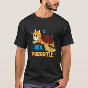 Kat Zee Purrrtle Kat Schildpad Kitten T-shirt
