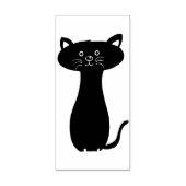 kat - zegel 	rubberstempel (Afrduk)