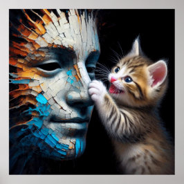 Kat Ziet Je Hart: Waarheid Voorbij Maskers Poster