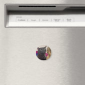Kat zit verstrooid meme magneet (Insitu (Vaatwasser))