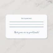 Kat Zitten Visitekaartje (Achterkant)