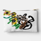 Kat zonnebloemen etui (Achterkant)