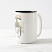 Kata Mug à deux tons, 15 oz (Devant droit)