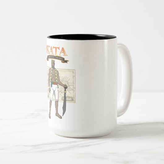 Kata Mug à deux tons, 15 oz (Devant droit)