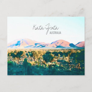 Kata Tjuta De reis van Olgas Central Australia Briefkaart