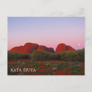 kata tjuta maan zonsondergang briefkaart