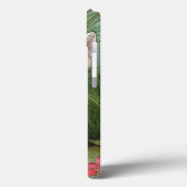 katafbeelding met rode bloemen Case-Mate iPhone case (Achterkant / Links)