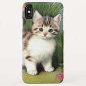 katafbeelding met rode bloemen Case-Mate iPhone case (Achterkant)