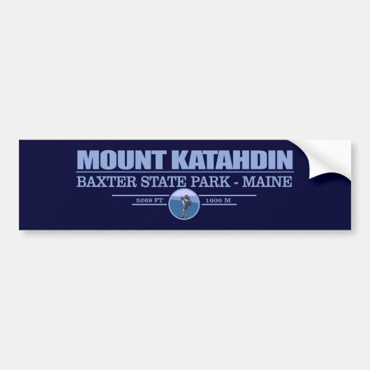 Katahdin Bumpersticker (Voorkant)