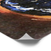 Katahdin, Maine-kleurig schilderij Poster (Hoek)