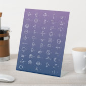 Katakamuna-diagram Reclamebord Met Voetstuk (Insitu)