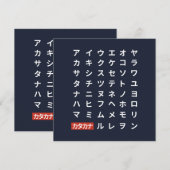 Katakana (Voorkant / Achterkant)