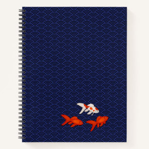 Katakana & Goldfish Persoonlijke Japanse student Notitieboek