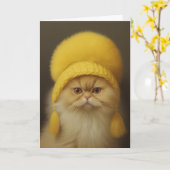 Katalogus met katten Katten wenskaart Kaart (Gele Bloem)