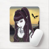 Katana Gothic Dragon Goddess Mousepad Muismat (Met muis)